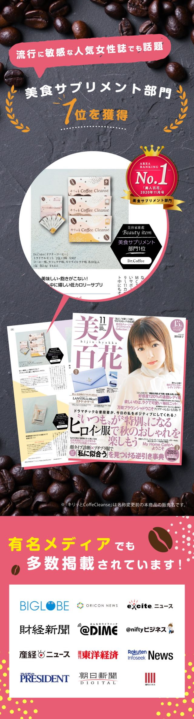 ドクターコーヒー,雑誌,特集,人気