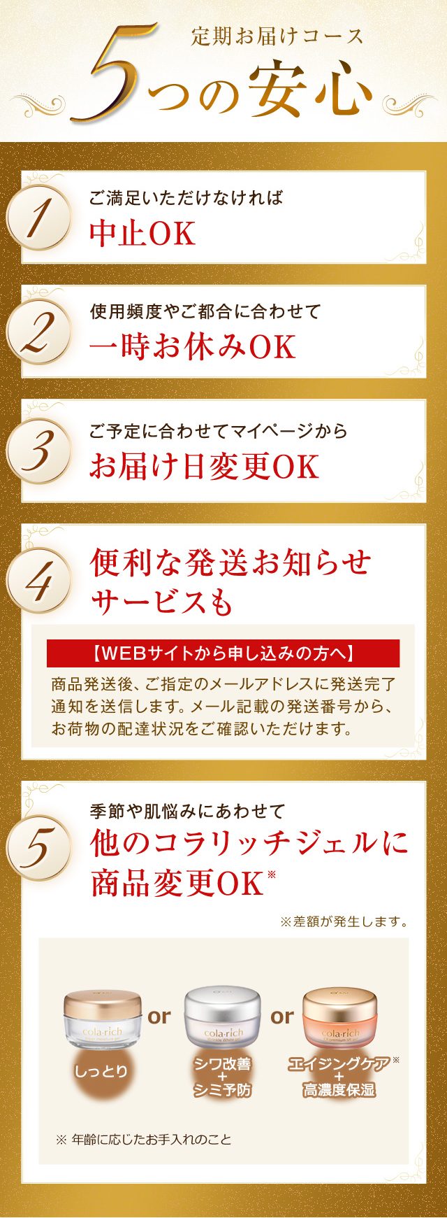 コラリッチ ブライトニングリフトジェル,定期,定期縛り,特典,キャンペーン